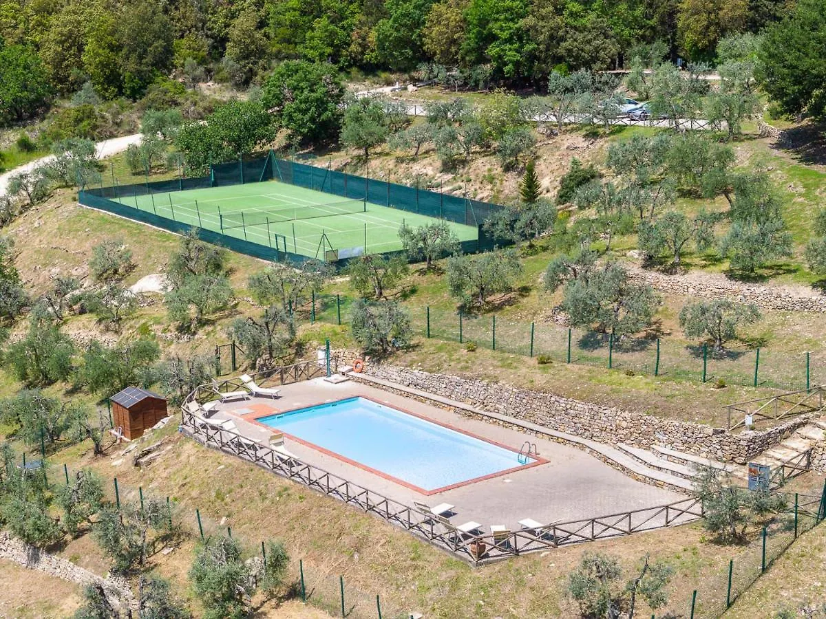 Borgo Nel Chianti Istrice Con Piscina Tennis E Wifi Кастелина ин Шианти Италия