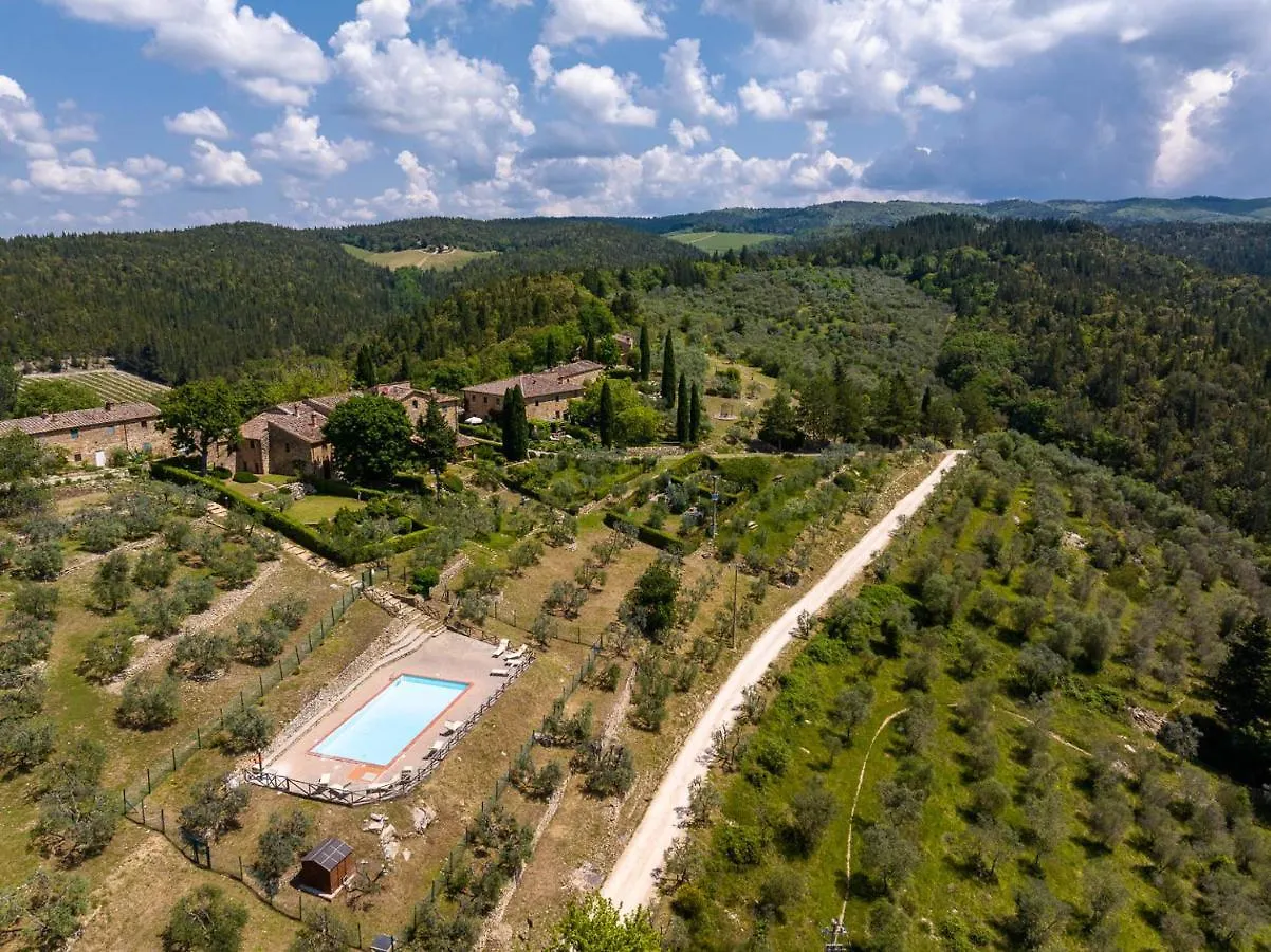 Borgo Nel Chianti Istrice Con Piscina Tennis E Wifi Кастелина ин Шианти