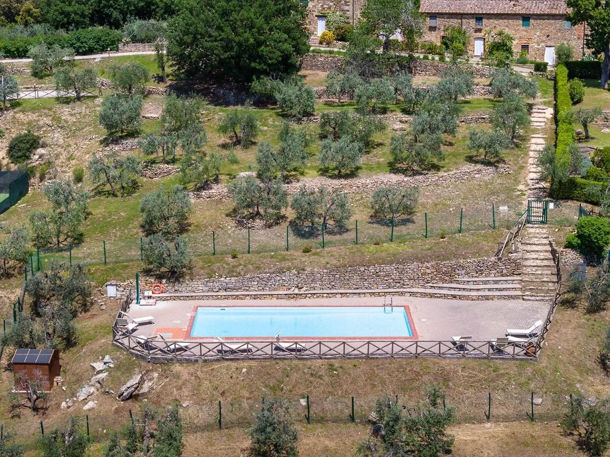 Borgo Nel Chianti Istrice Con Piscina Tennis E Wifi Кастелина ин Шианти